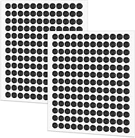 SynHHergyx 312pcs 3/8" Black Adhesive Felt Pads - Floor Protectors for Chair Legs, Coasters, Cabinets & Hardwood Surfaces