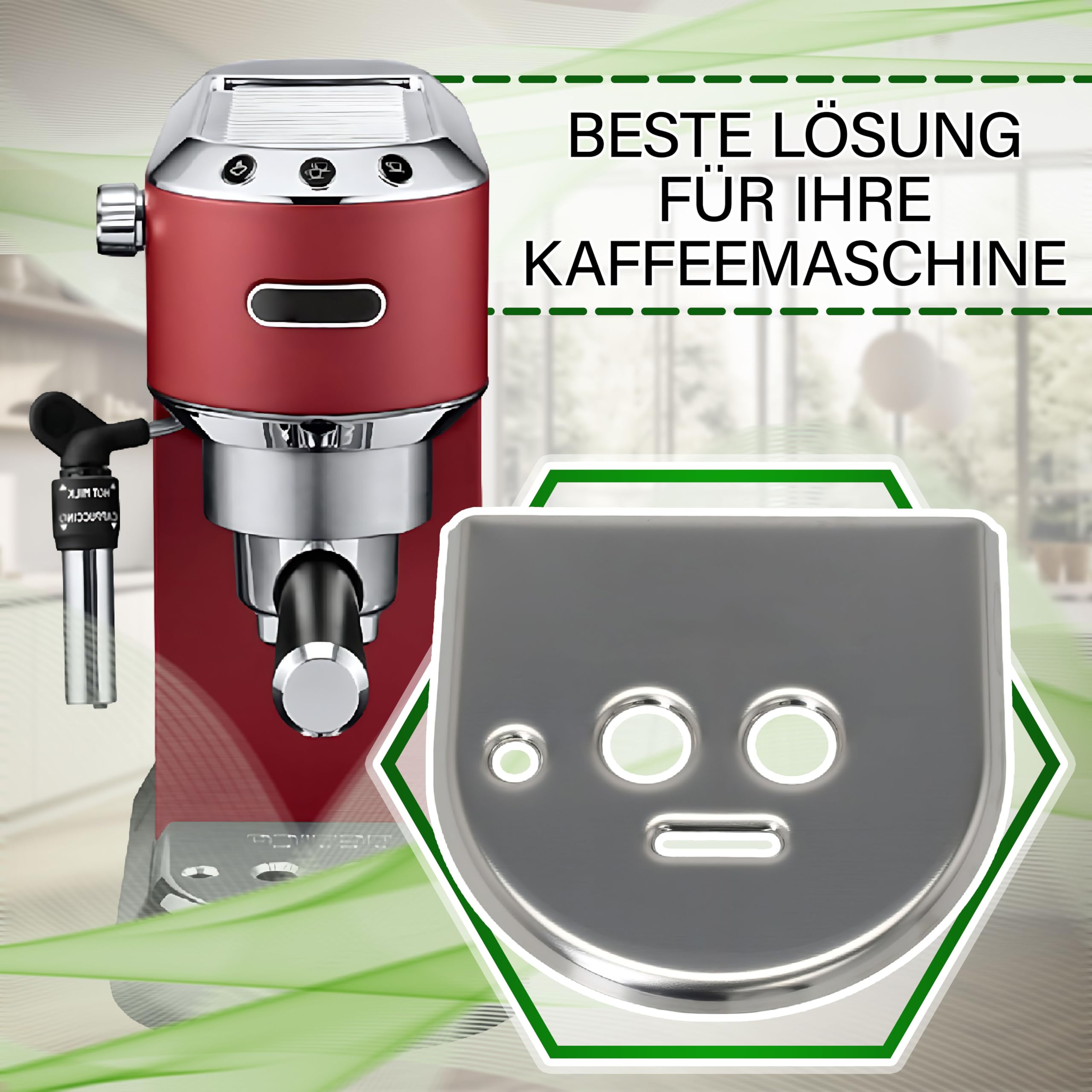 ONIX TECH Tacka na ekspres do kawy ze stali nierdzewnej AISI 430 z oryginalnym kodem 6013214801 dla DeLonghi Dedica - 5 lat ONIX TECH Tacka na ekspres do kawy ze stali nierdzewnej AISI 430 z oryginalnym kodem 6013214801 dla DeLonghi Dedica - 5 lat