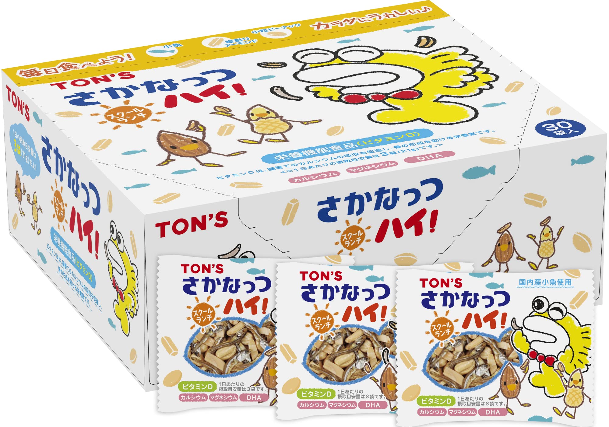 Amazon.co.jp: 東洋ナッツ スクールランチ さかなっつハイ