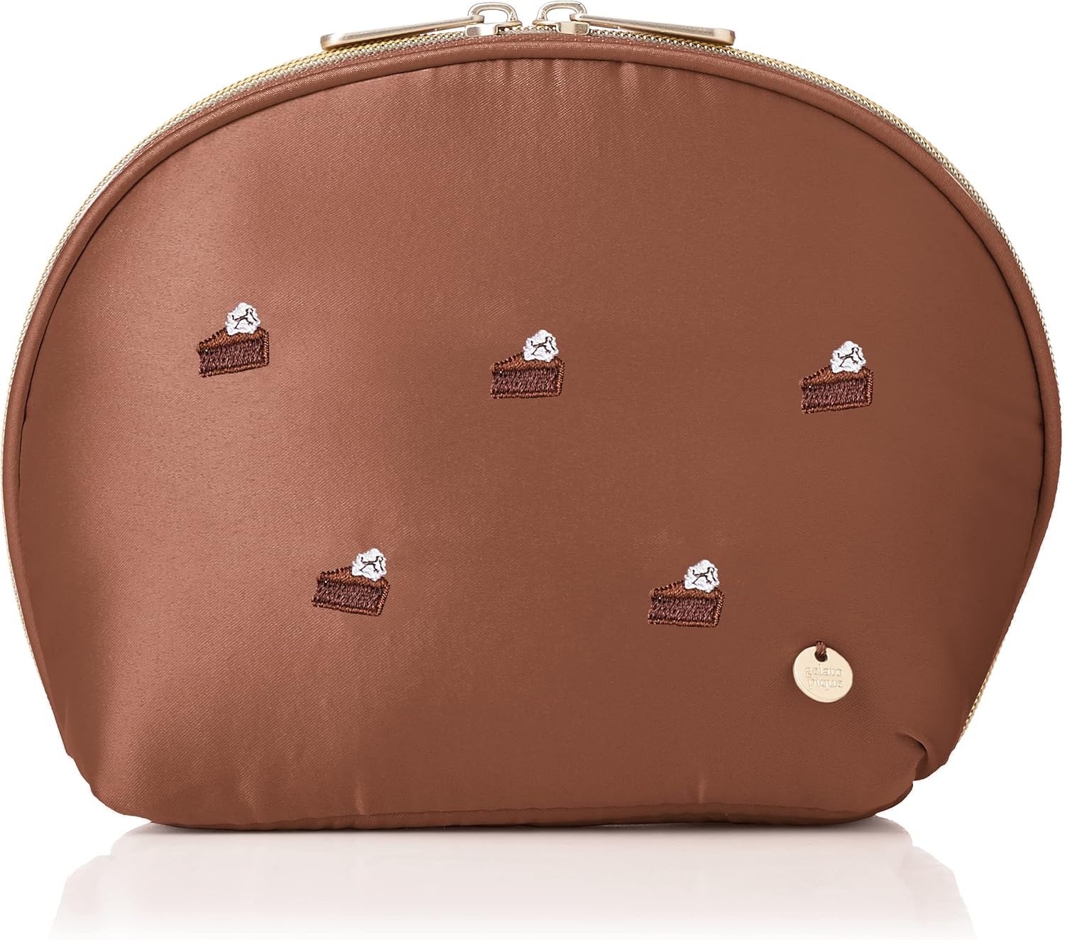 gelato pique(ジェラート ピケ) Women's Sweet Embroidered Half Moon Pouch