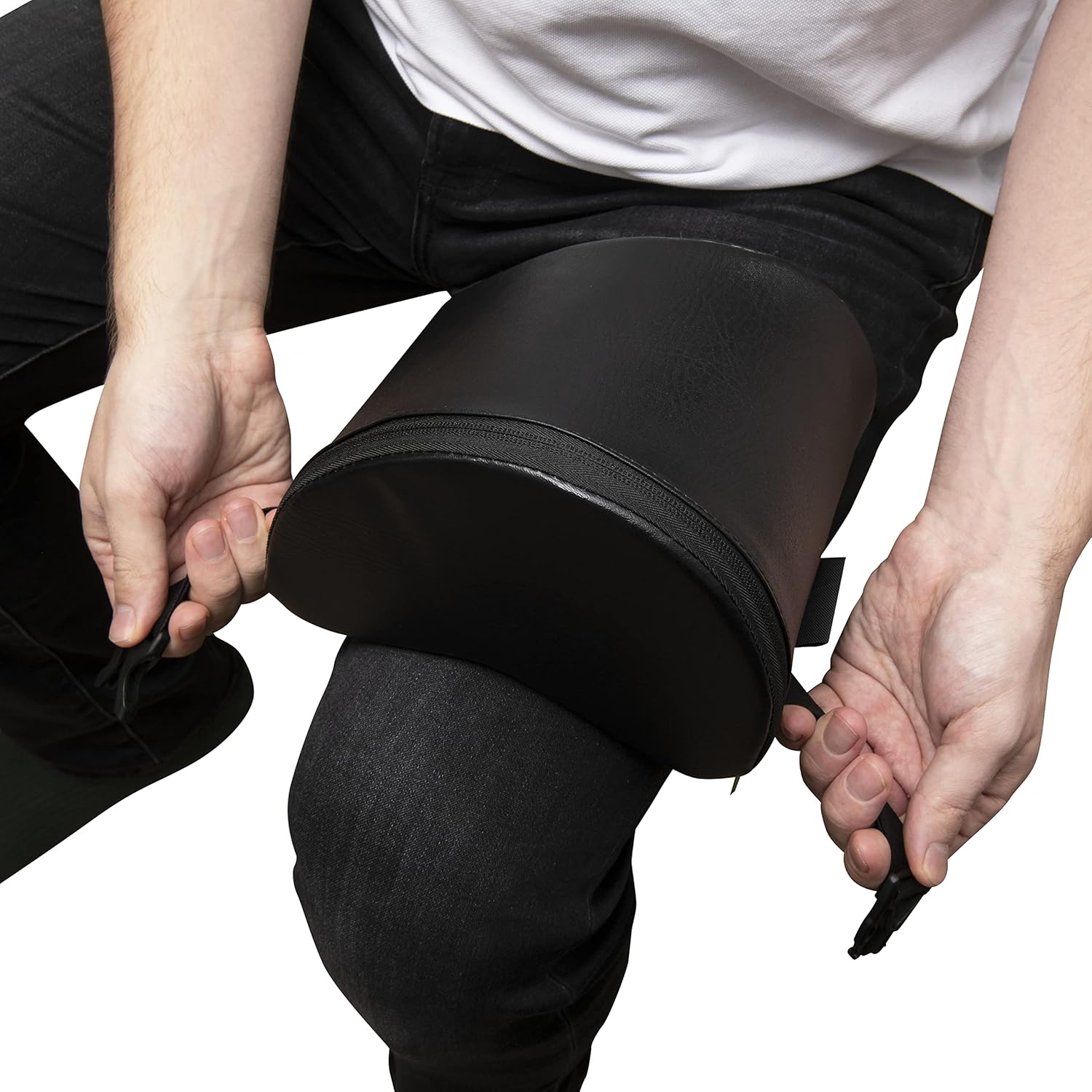 PODOKO Portable Thigh Guitar Cushion Upgraded with Adjustable Straps