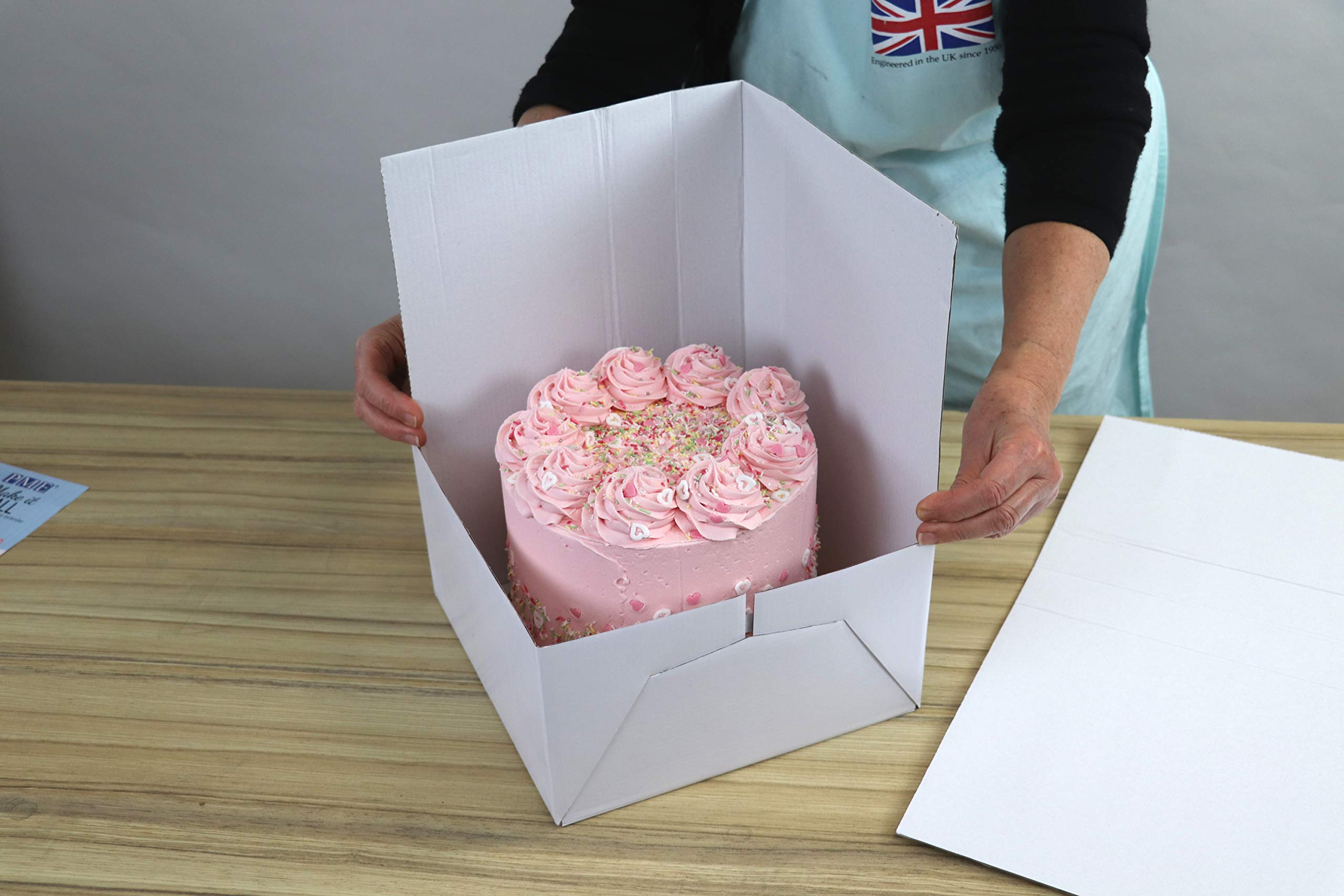 PME Make It-Estensore per scatole per Torte Alte (Misure da 25,5 cm, 30,5 cm o 35,6 cm), Cartone, Confezione da 3 Pezzi