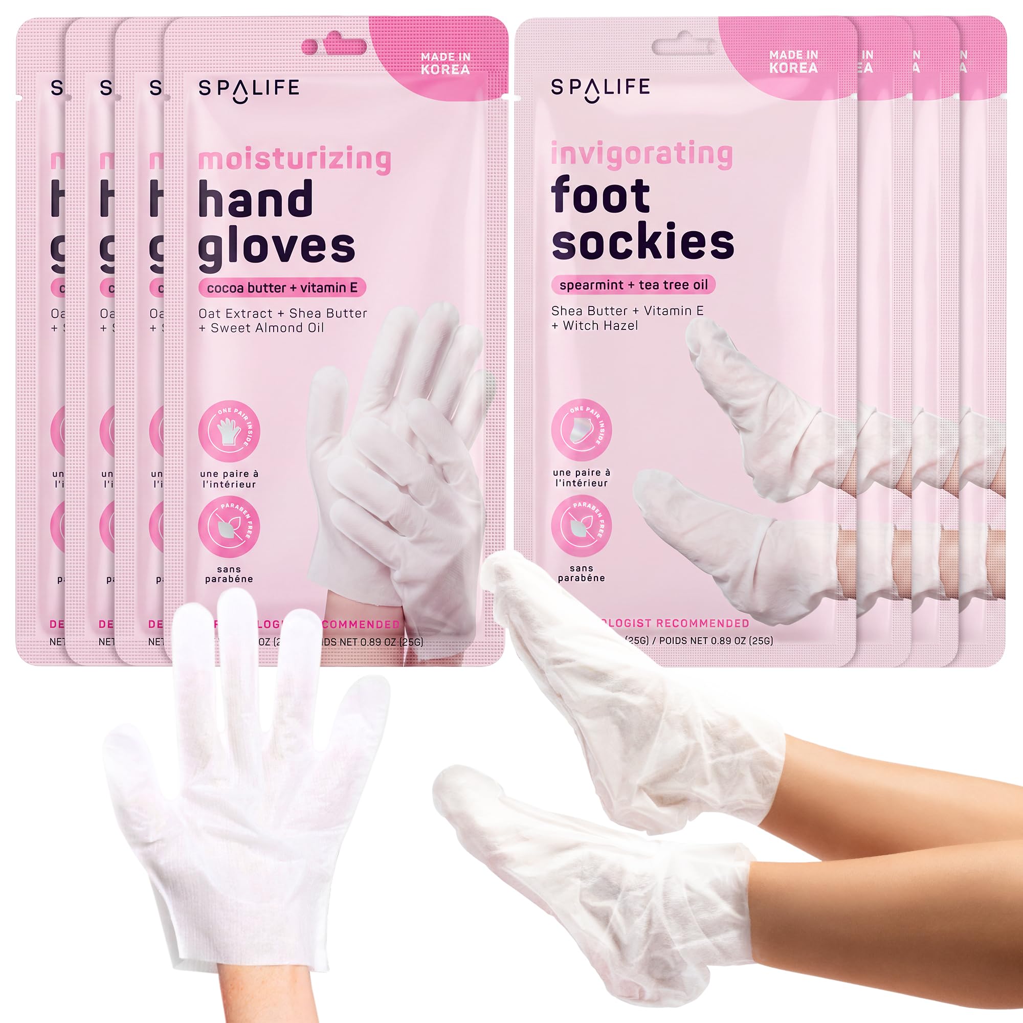 Amazon.com : SpaLife Moisturizing Hand Gloves & Foot Mask Socks