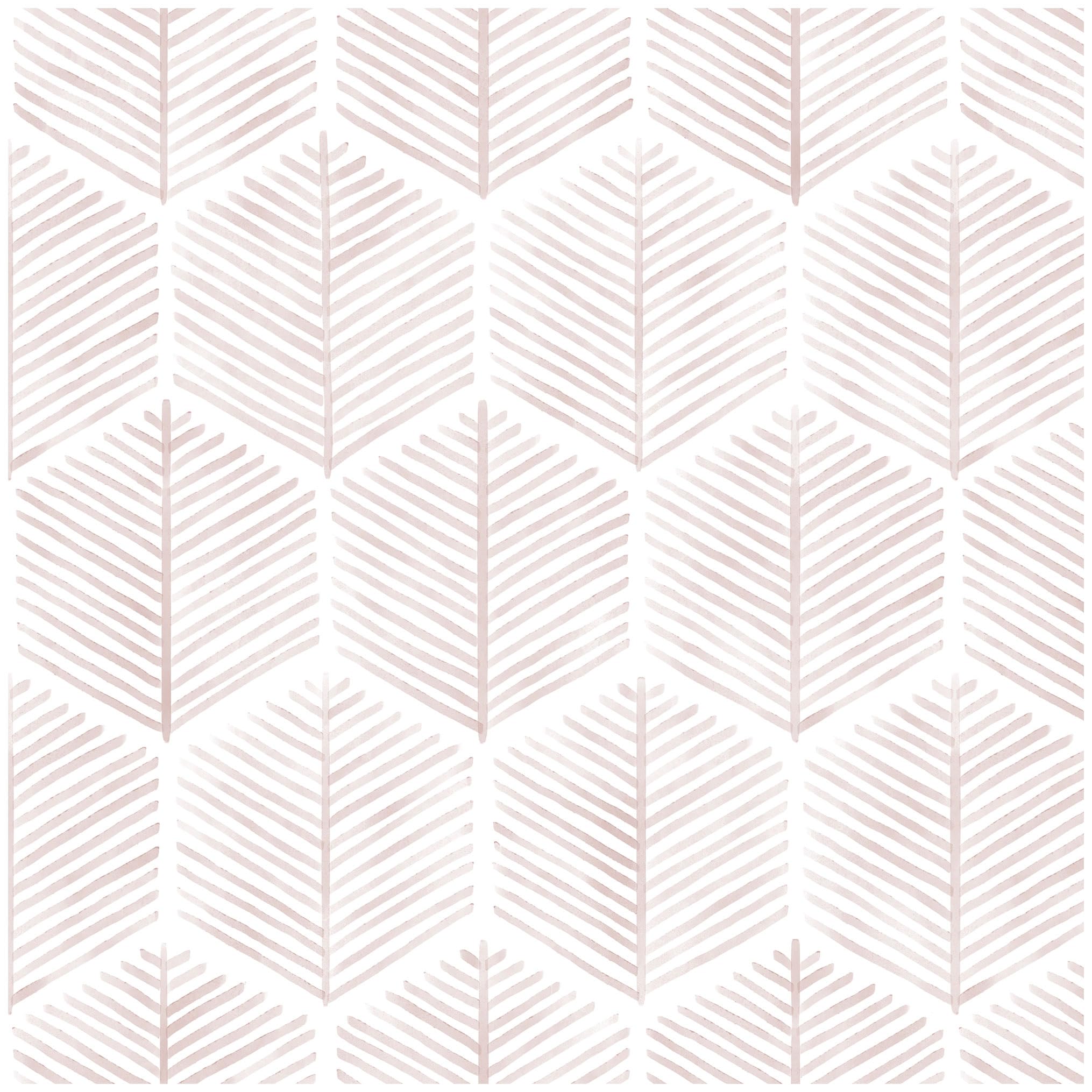 OSECAGE Geometric Peel and Stick Wallpaper Pink Contact Paper 17.3''×787''