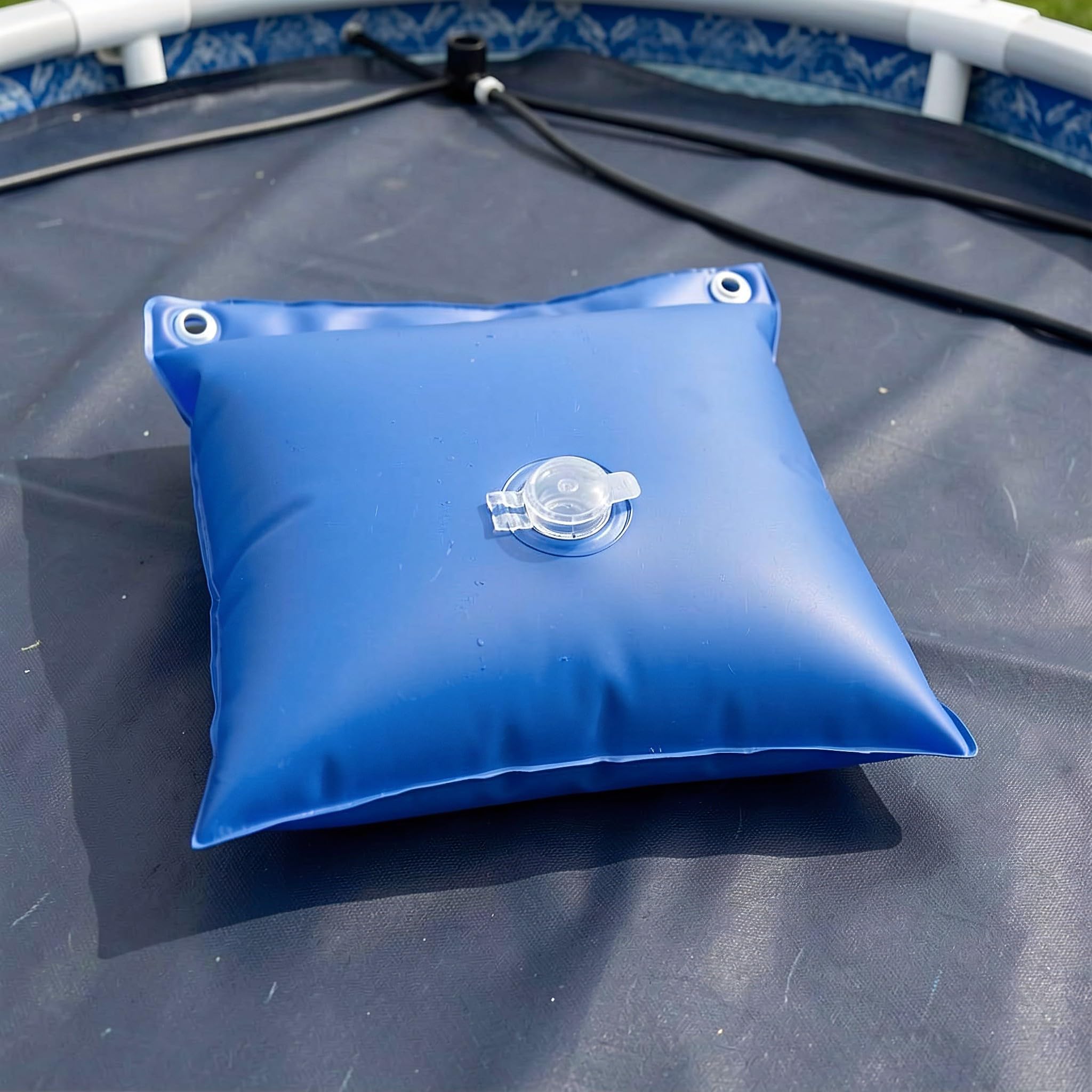 PACKOVE 12 Piezas Bolsas Colgantes para Cubiertas de Piscina PVC Azul