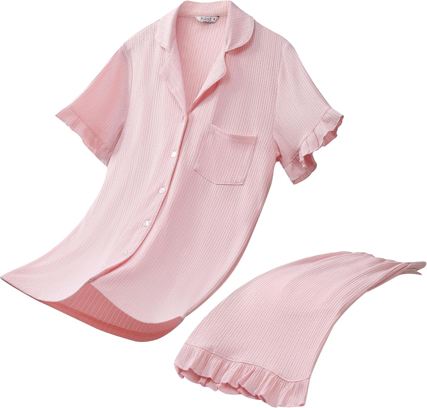 Women’s Pajama Sets Short Sleeve Button Down Sleepwear Cute Nightwear Soft Pjs Lounge Sets Women’s Pajama Sets Short Sleeve Button Down Sleepwear Cute Nightwear Soft Pjs Lounge Sets