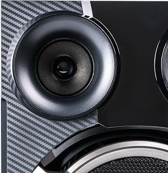 Roxel Road CD Player Mini Hi-Fi System, 100W Speakers, BT Streaming, USB MP3 Playback, FM Radio, CD/CD-R/RW Compatible, AUX-In, Headphone Socket, Remote Control, Carbon & Silver Finish (RCD-660)