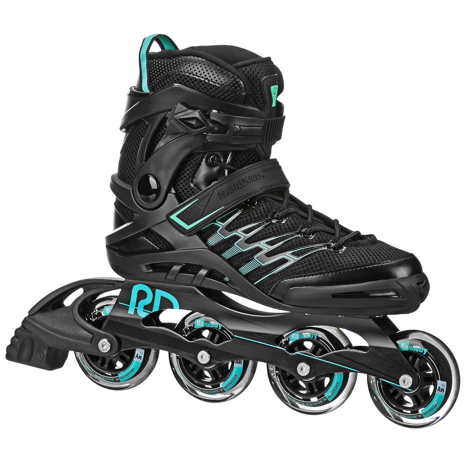 Roller Derby Q-84 Women's Inline Skates - Black/Teal - Size 08 - Review, Price and Buying Guide