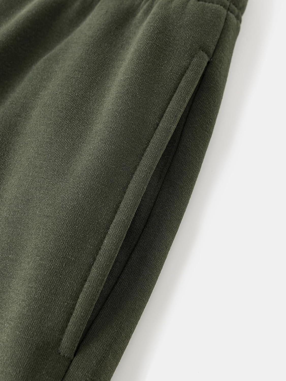 TanBridge Men's Fleece Sweatpants Elastic Bottom Joggers for Men Gym Workout Pants - Image 4