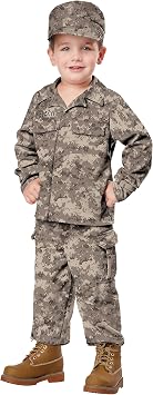 California Costumes Boys Soldier Toddler Costume Green/Tan
