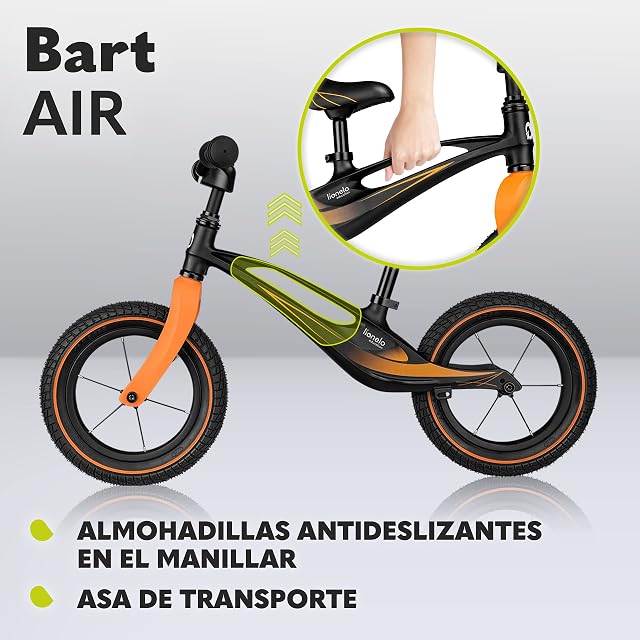 Foto 7 de 8 de lionelo Bart Air Bicicleta sin Pedales para Niños 2-6 Años, 12”, máx. 30 kg
