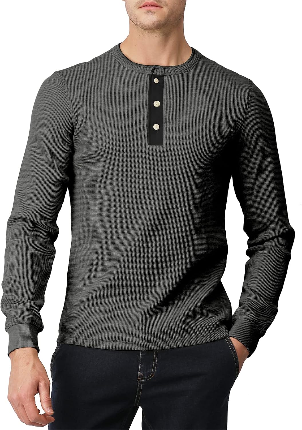 H2H Mens Casual Slim Fit Jacket Cardigans Long Sleeve Thermal