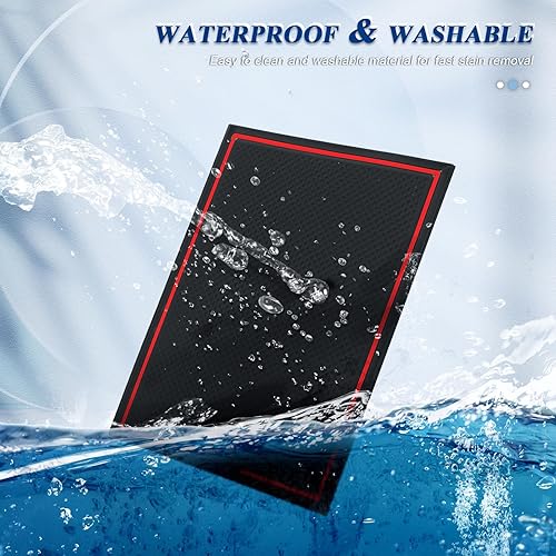 Vista 55 de BIBIBO Alfombrillas con ranura para puerta de automóvil Accord 2023 2023 2024, almohadillas de ranura para puerta de Honda Accord 2023 2024