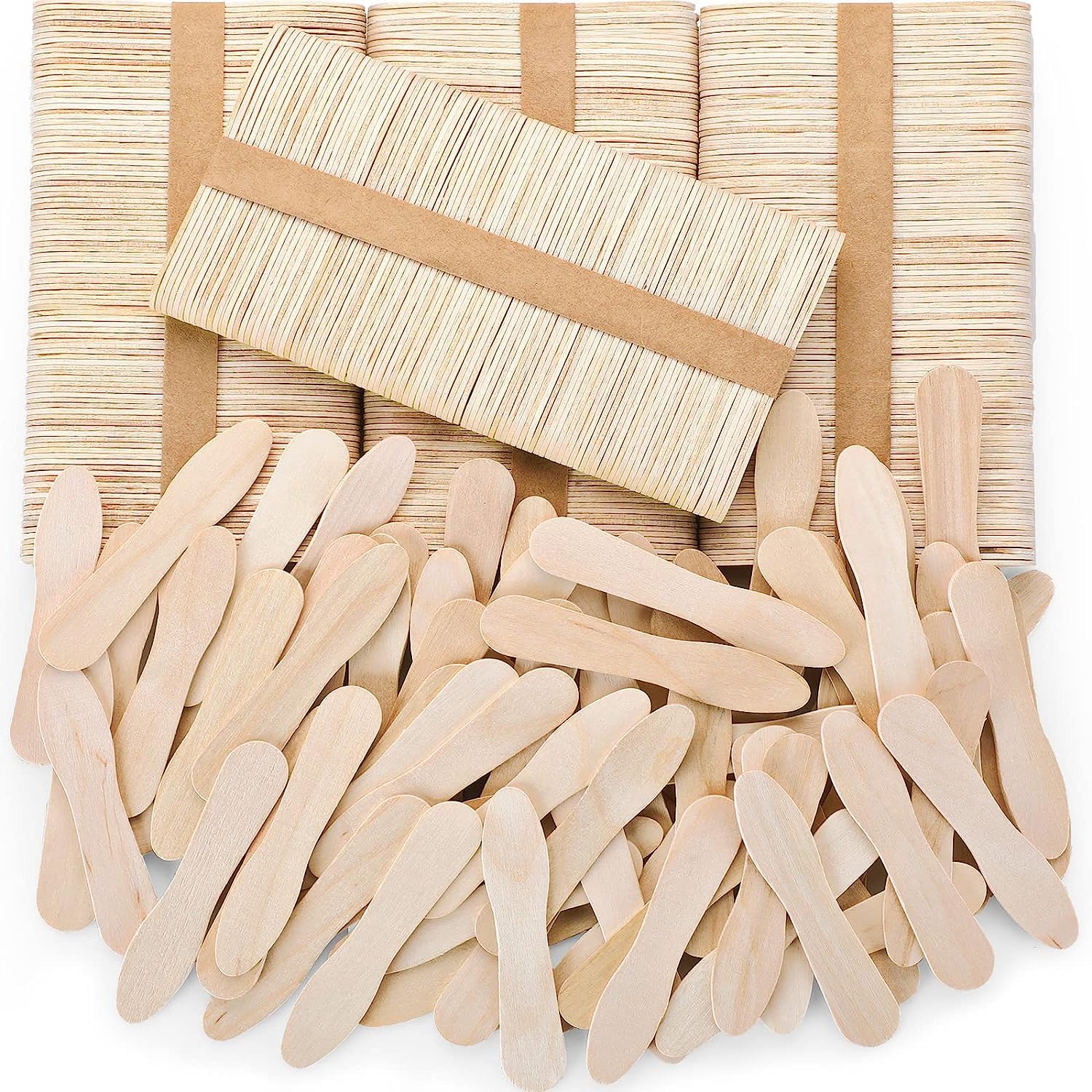 nalAmudhu Disposable Wooden Ice Cream Spoon | Eco Friendly, Biodegradable, Compostable, Eco-Friendly (70MM)