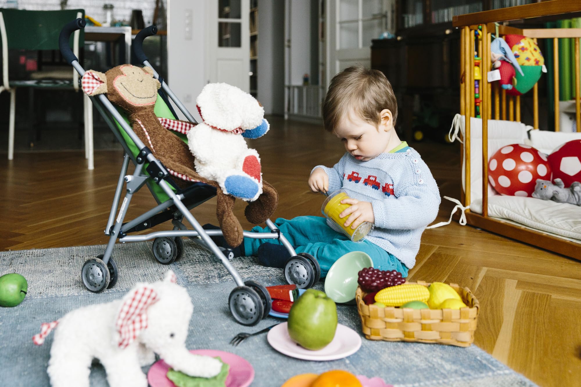 efie parte & Peluche perro, cultivo ecológico controlado (Organic), fabricado en Alemania