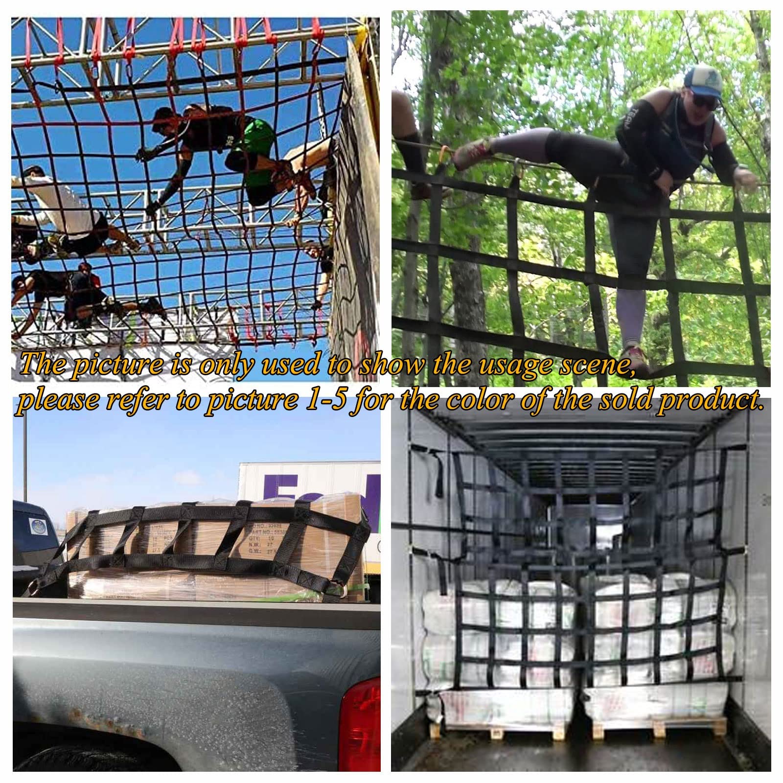 Rete da Arrampicata per Bambini - Rete di Corda 3x4 m per Parco Giochi, Allenamento di Sopravvivenza in casa sull'albero, Protezione di Sicurezza per Scale e altalene da Interno, attrezzatur