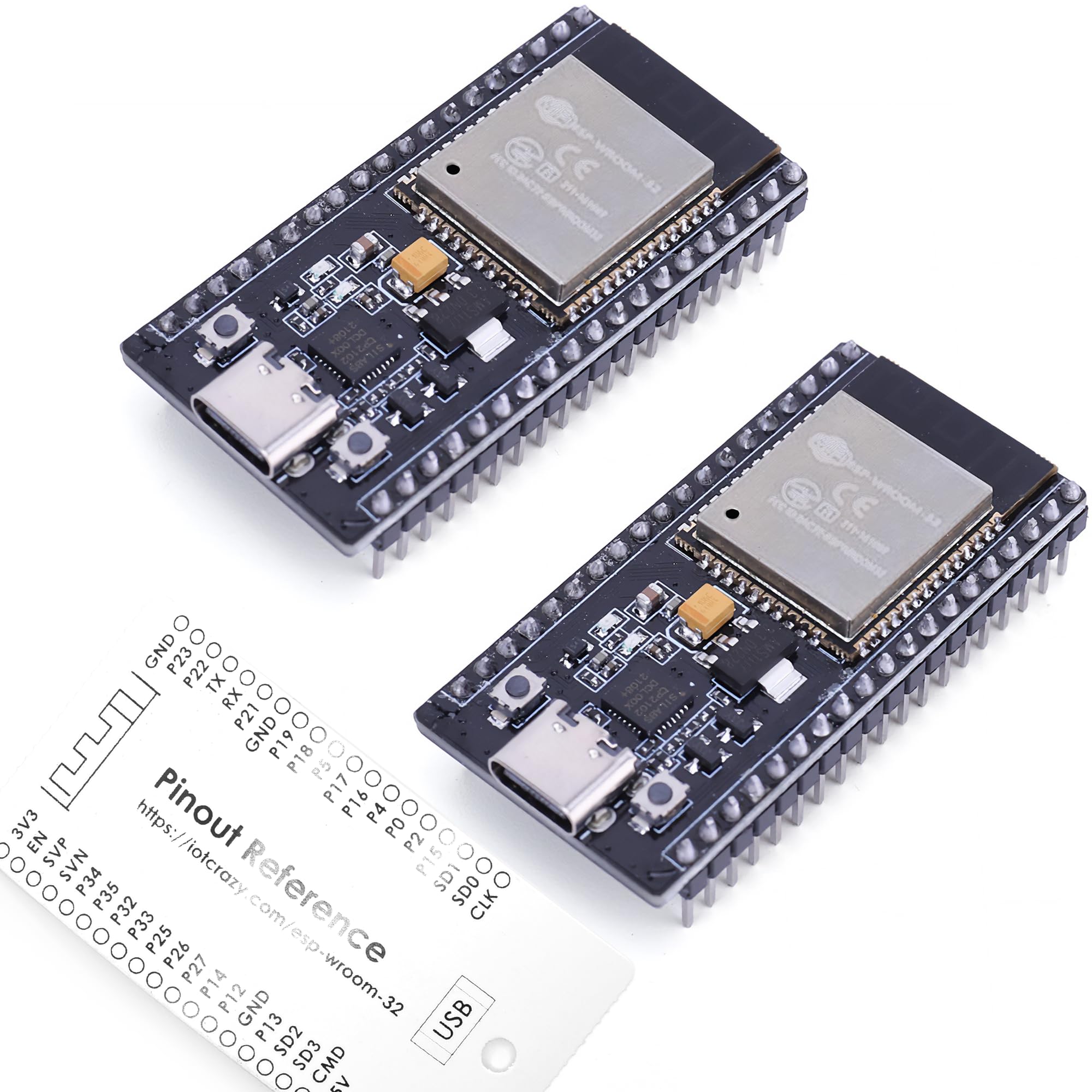 Kidsrobot ESP32 ESP-WROOM-32 Development Board, 38-PIN and USB Type-C ...