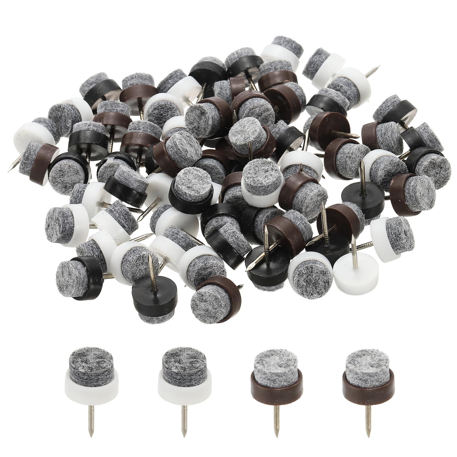 PATIKIL 14 mm Nail-on Felt Pads