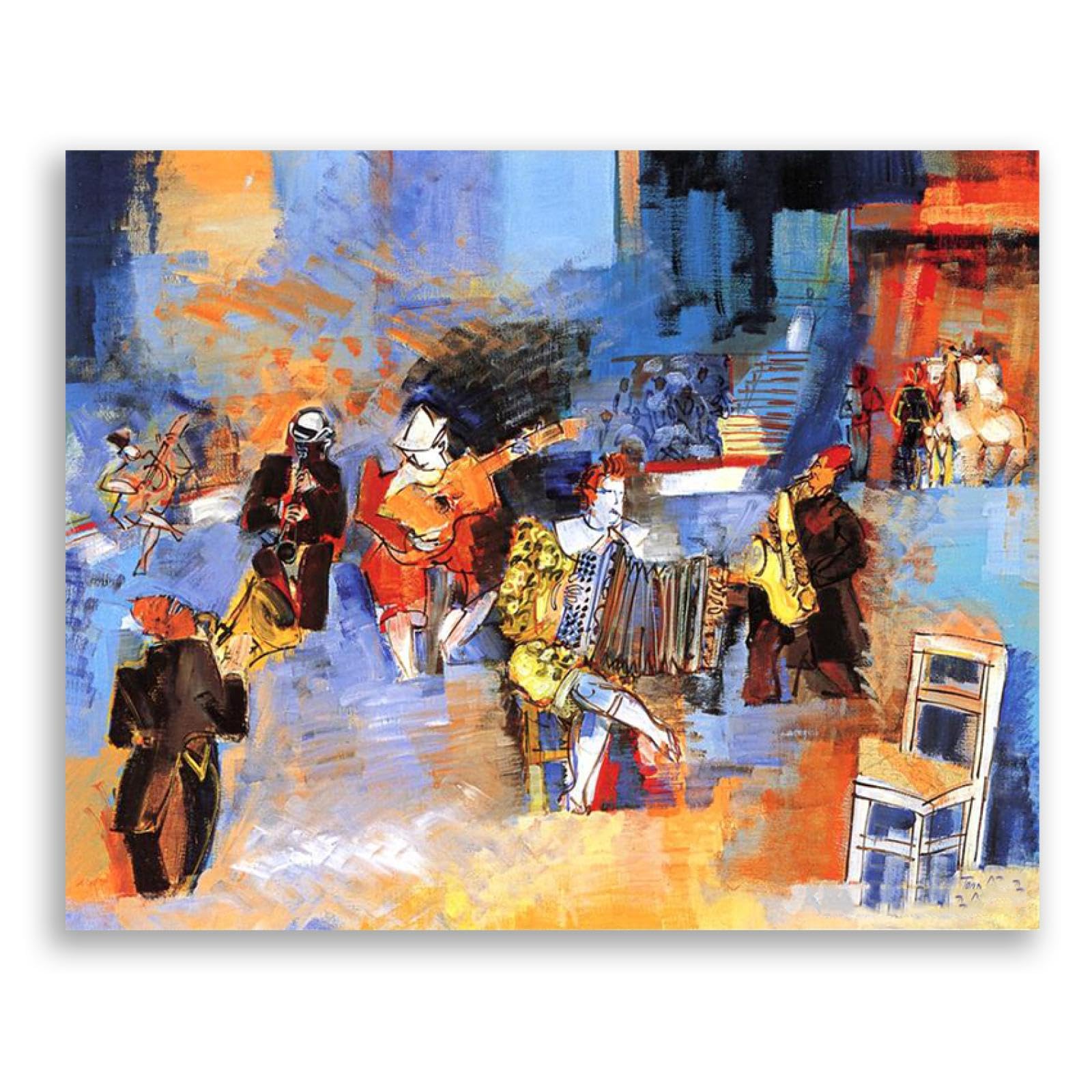 EYEZER Stampe e Quadri su Tela Quadri Famosi Dipinti su Tela Stampa di Immagini Artistica Musical Fantasia Arte della parete Poster e stampe Decorazioni per interni 80x95cm(31x37in) Senza cornice