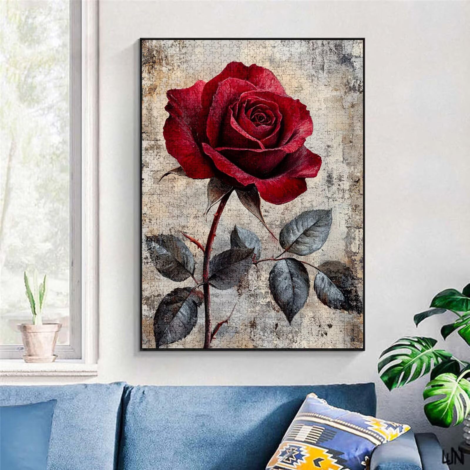 Puzzle 2000 Pezzi, 3 4 5 Anni Puzzle Rosa 6 7 8 Anni Giochi Educativi Sostenibili Con Motivi Per Adulti Da Gioco in Legno Di Alta Qualità Jigsaw Fiore per Gioco Familiare, 2026 Regalo Natale H-7700