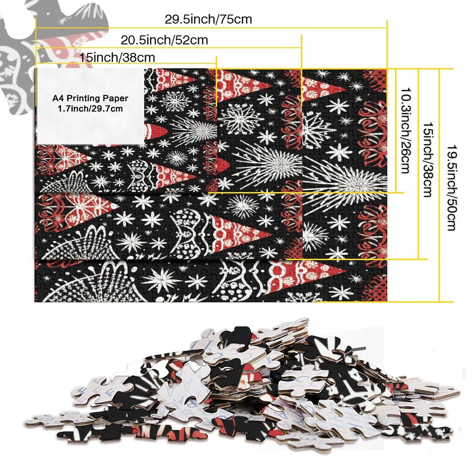 Puzzle Di Natale Per Adulti 1000 Pezzi - Set Con 2 Puzzle A Tema