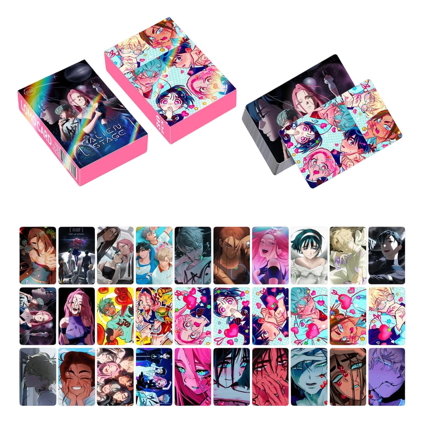 Alien Stage Photocards Set SUA Mizi Till Ivan Luka Hyuna Anime
