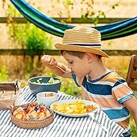 Vista 5 de 50 piezas de papel de envoltura de sándwich de 10 x 10 pulgadas, hojas de papel encerado resistentes a la grasa, bandejas para canastas, envoltorios