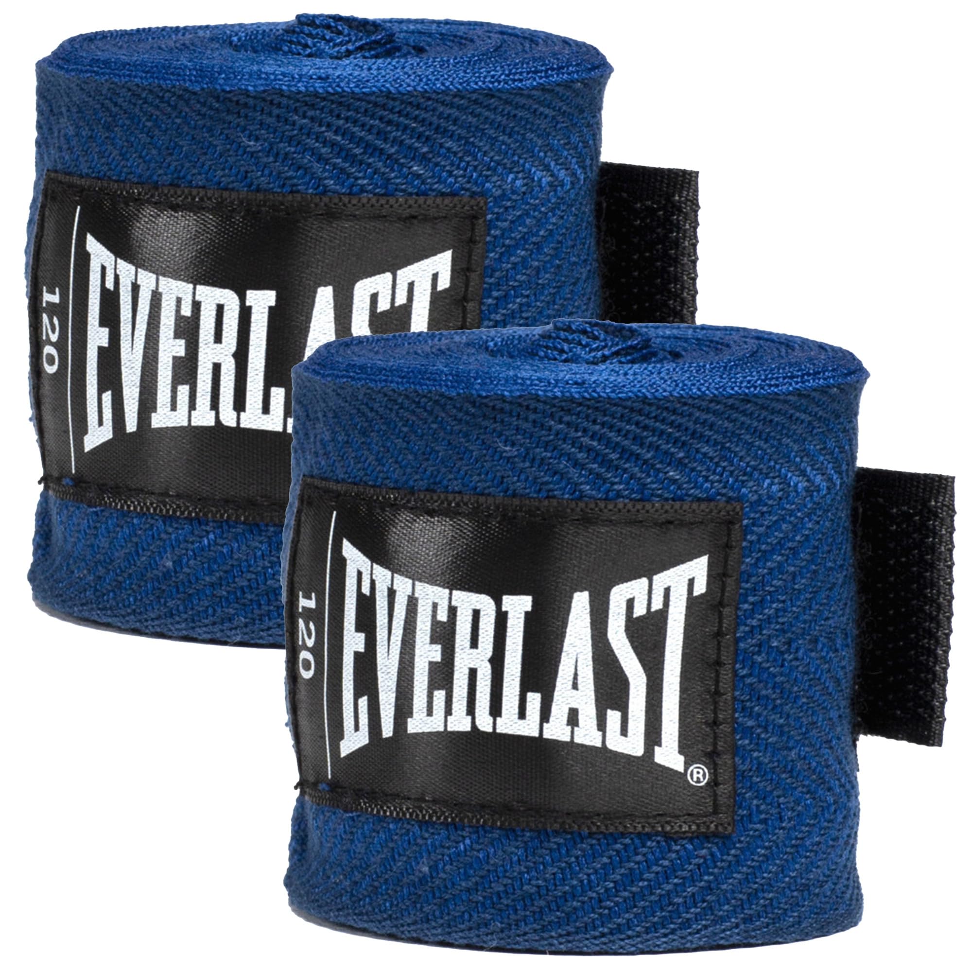 Everlast 120” Handwraps – Breathable Polyester-Cotton, Hook & Loop Closure, Wrist & Knuckle Protection, Wear Under Boxing or Training Gloves – Great for Combat Sports
