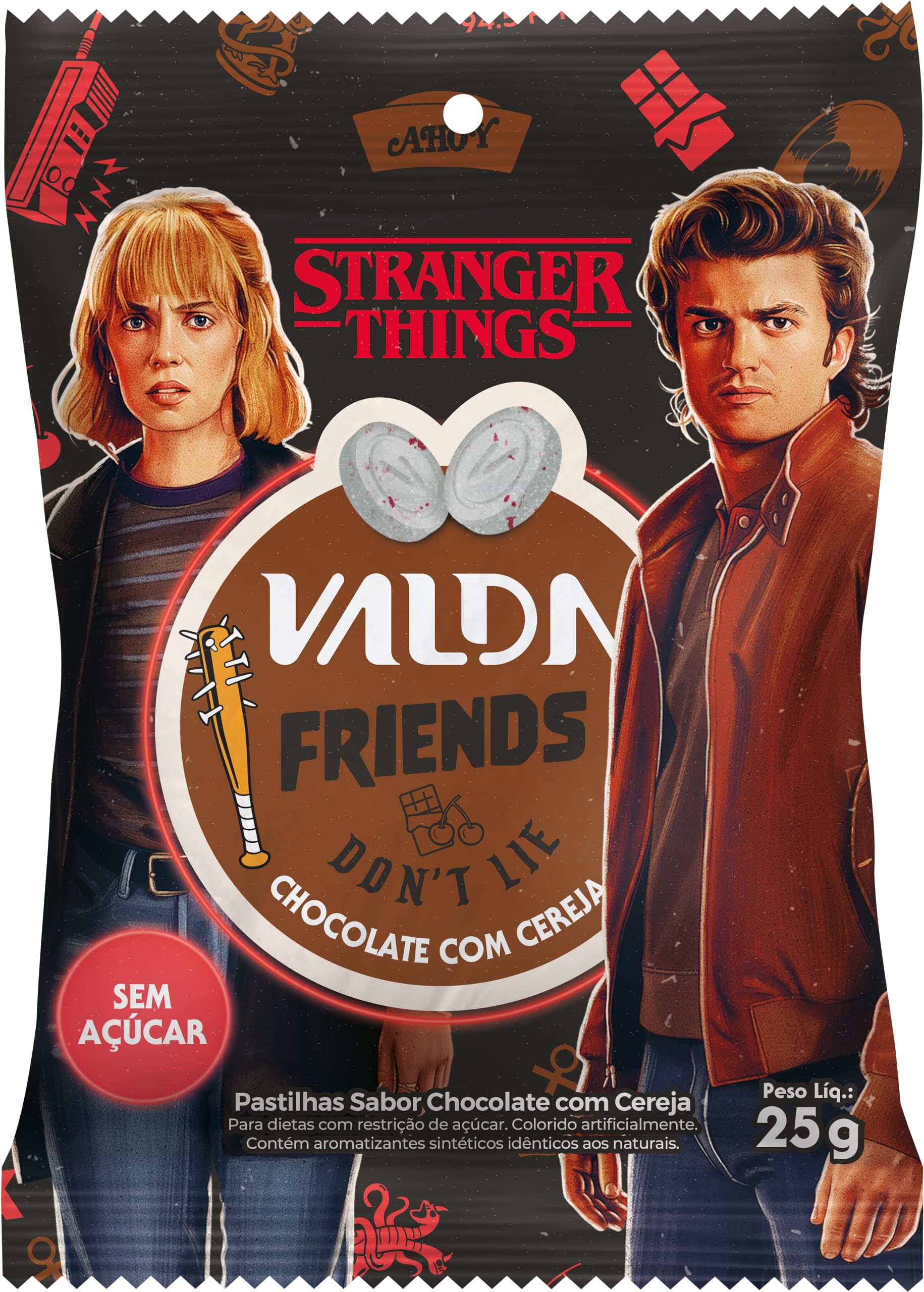VALDA FRIENDS STRANGER THINGS CHOCOLATE E CEREJA 10X25G | Amazon