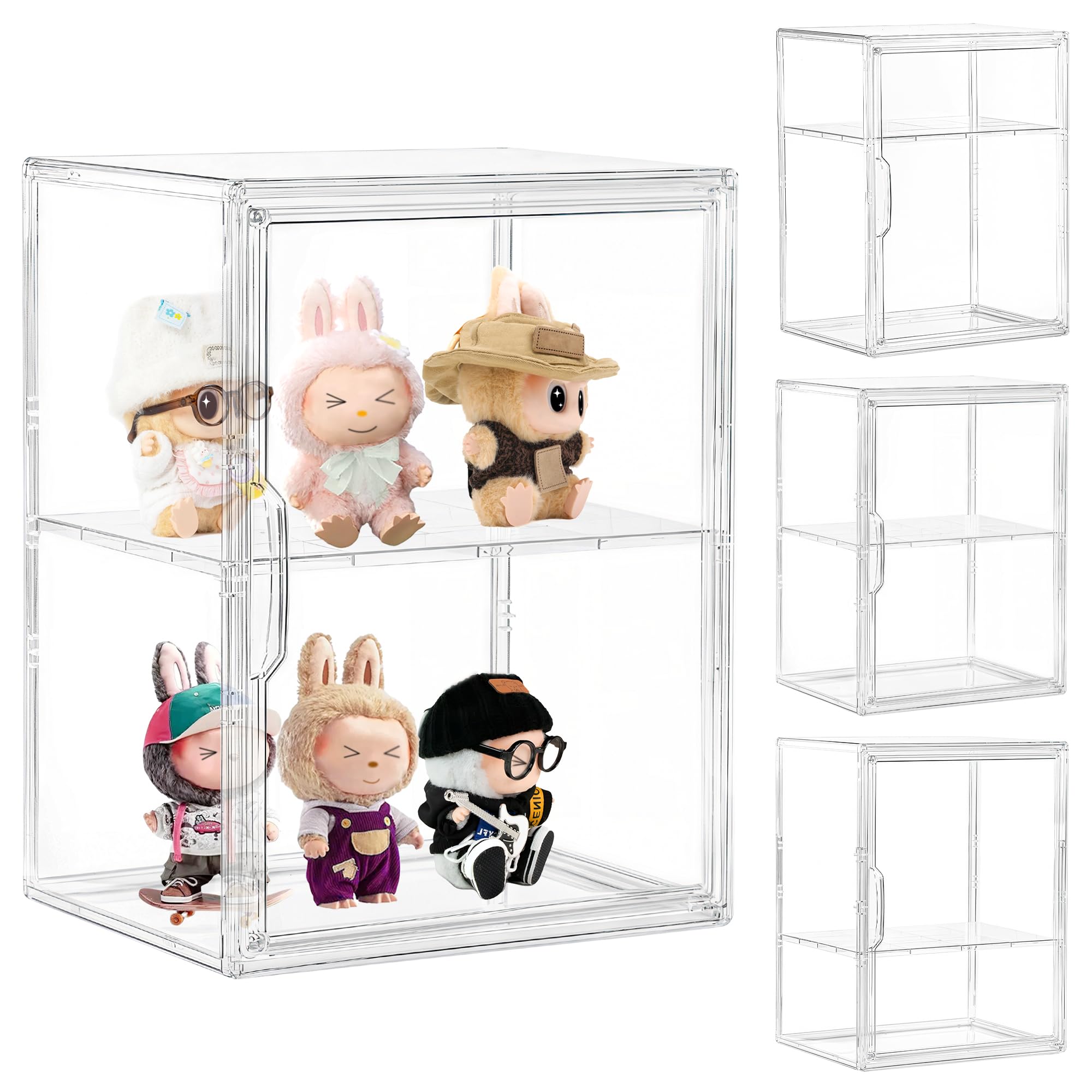Amazon.com - LXLXXL 2 Tier Stackable Shelf Acrylic Display Case
