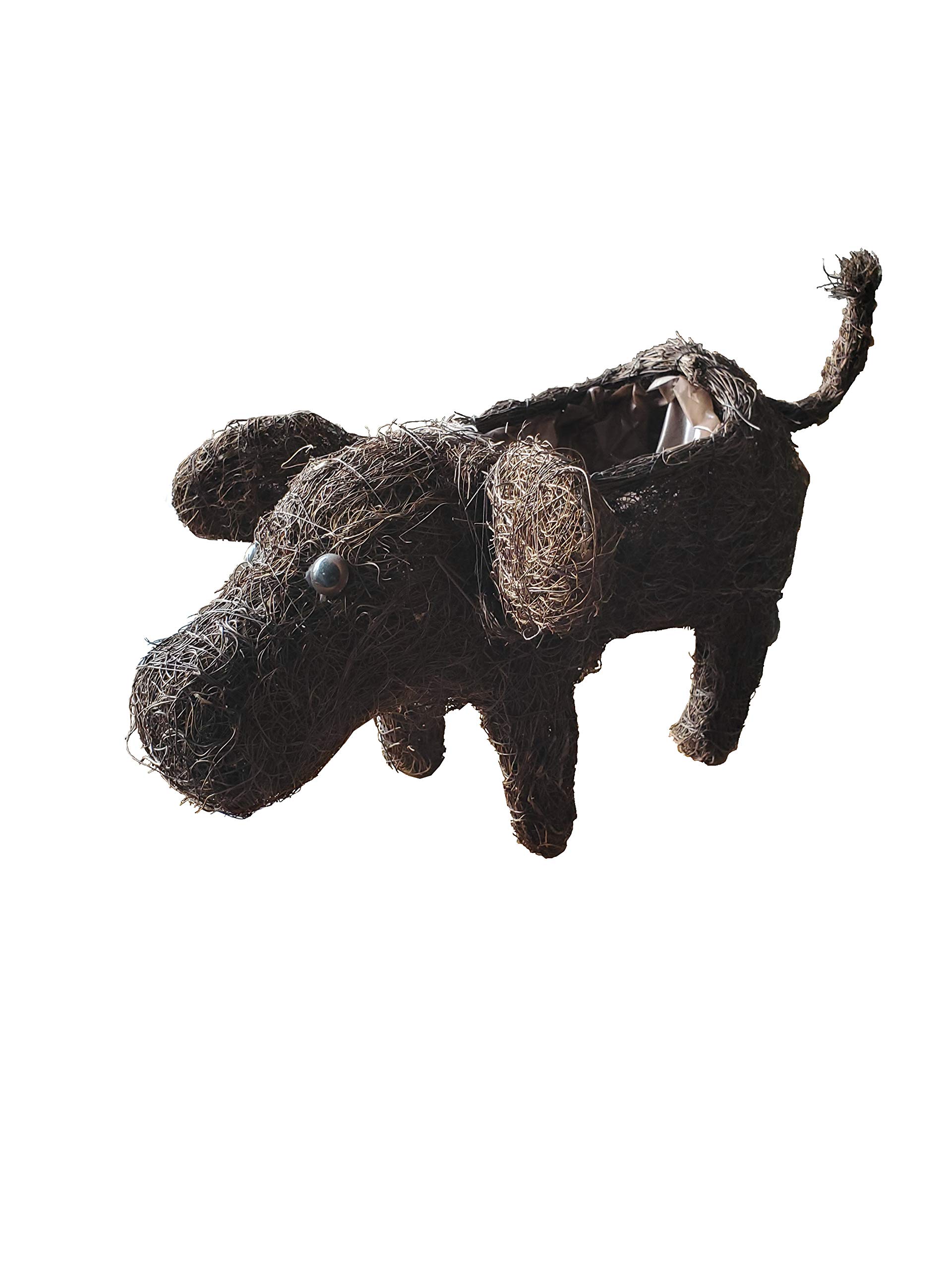 Rattan Twig Pig Topiary 20