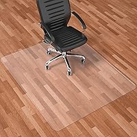 Vista 14 de Naturehydro Tapete para silla de oficina para suelo de madera dura, 48 x 48 pulgadas, tapete de suelo para silla de escritorio de computadora