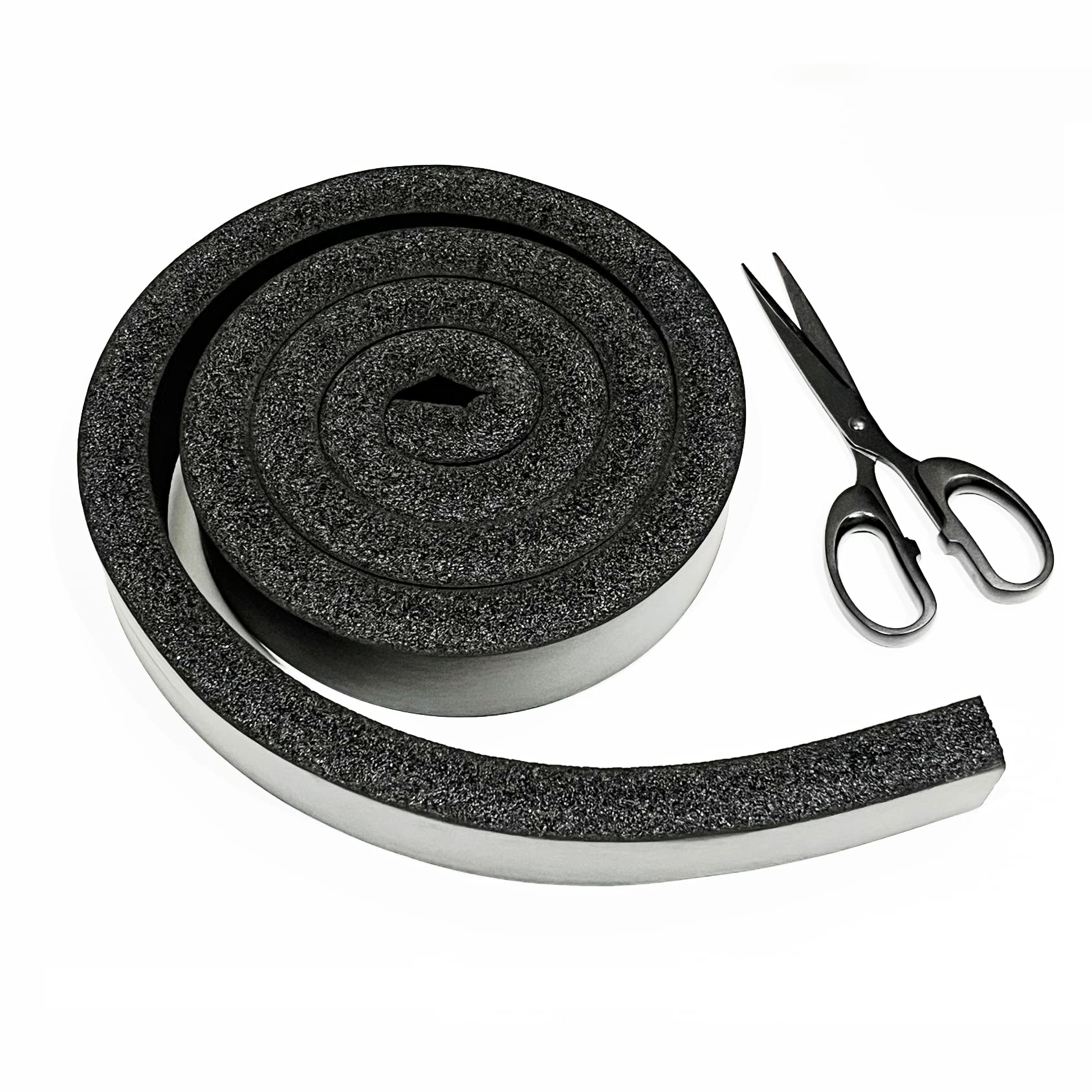Fenster Klimagerät Schaumstoffdichtung,Isolierleiste Nicht klebend Flammhemmend,Isolierung,Vibrationsdämpfung,Hochbelastbares Fenster und Türdichtungsband 2x2.5 cm 2.0 m lang