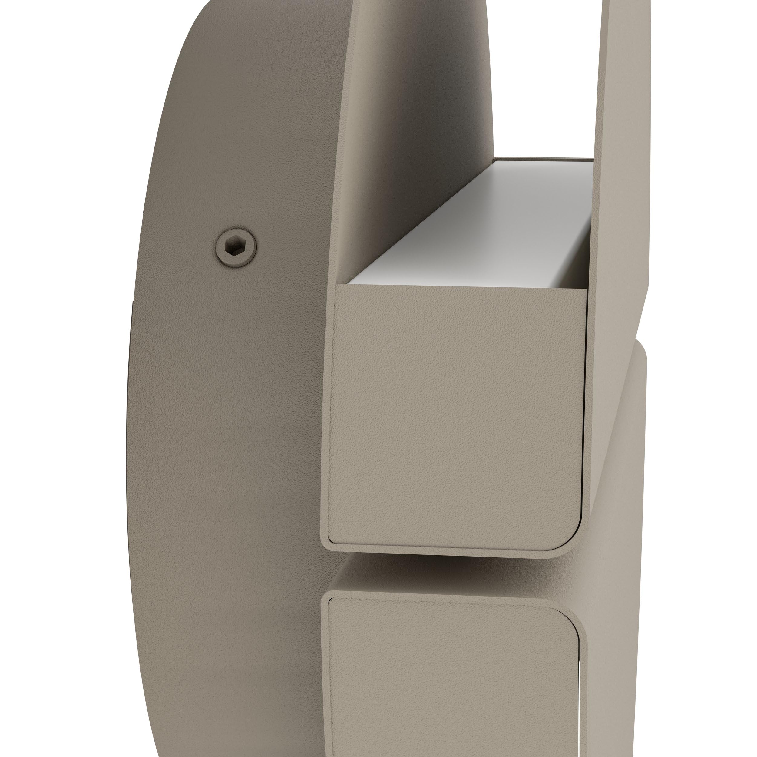 EGLO LED Wandlampe Pianosa, Wandleuchte innen mit indirekter Beleuchtung | runde Schlafzimmerlampe aus Metall in Sandfarben, warmweiß - kaltweiß, Ø 18 cm