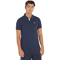 Tommy Jeans Tjm Slim Placket Polo Dm0dm15370, Polo a maniche corte Uomo