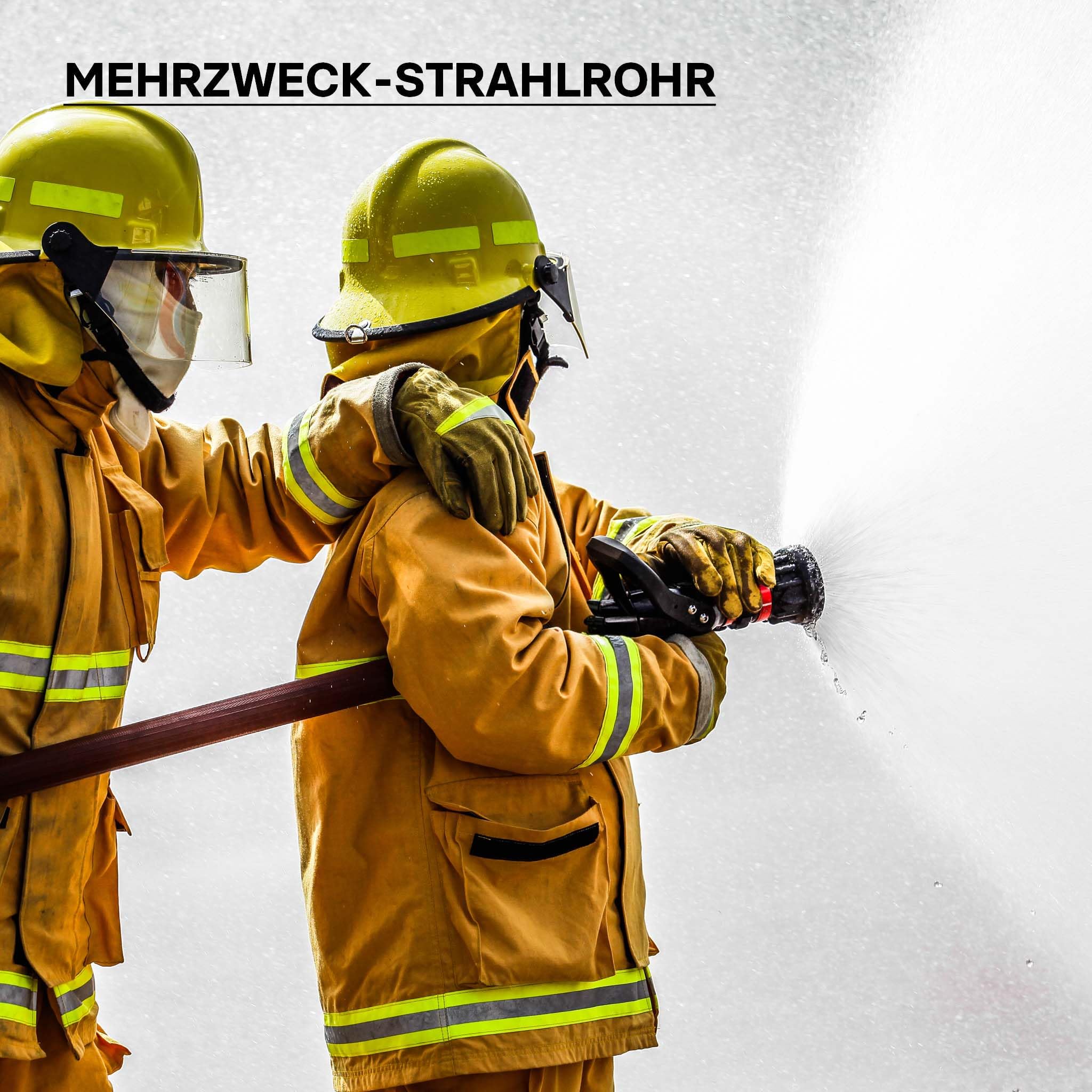Rura wydrążona Wiltec o wydajności 150/180/300/450/660 l/min, ze złączem C Storz i bezstopniową regulacją strumienia natrysku do rur przeciwpożarowych THW