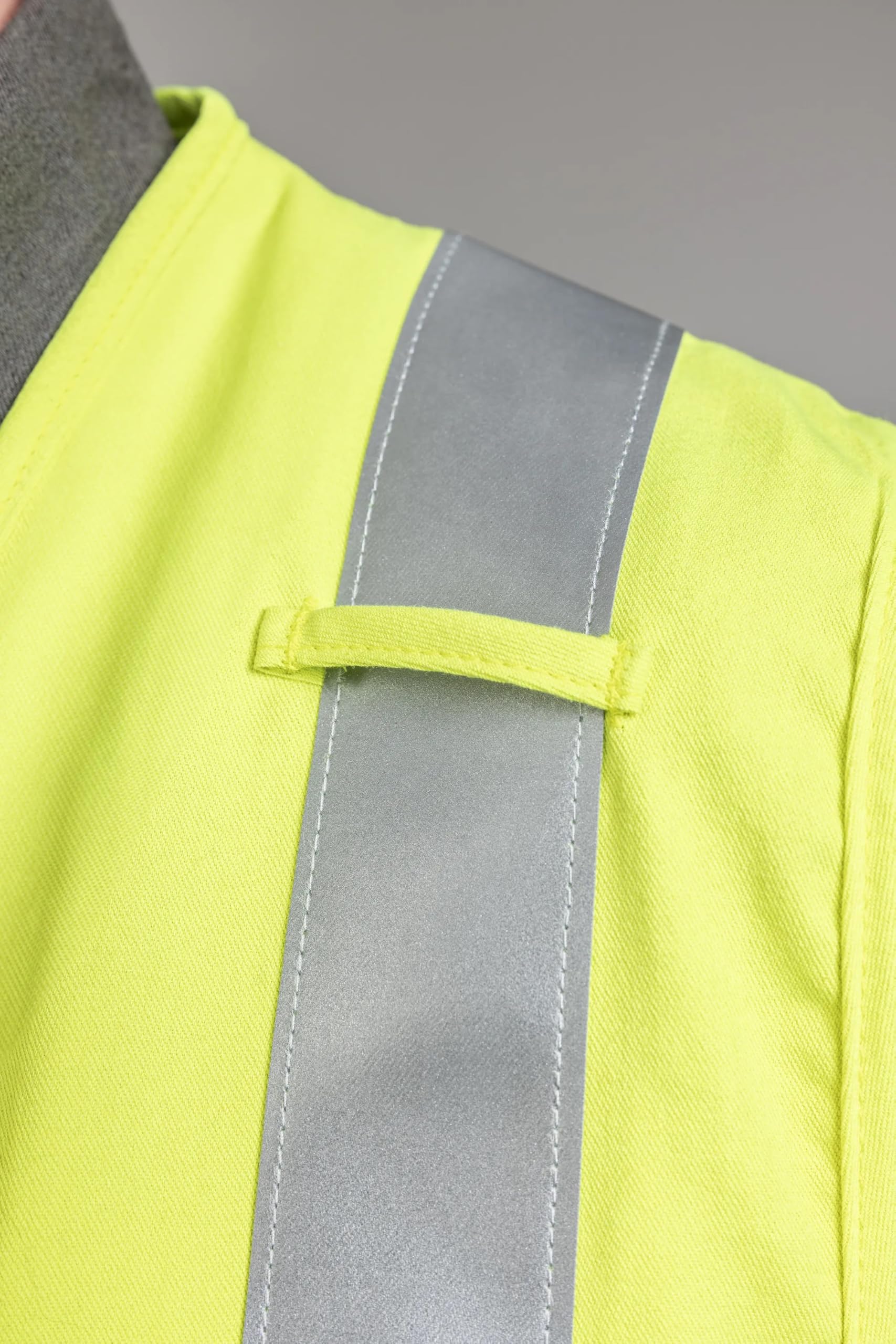 National de sécurité Apparel V21tv2zxl Deluxe Class 2 FR haute visibilité Gilet de sécurité, XL, jaune fluo, 1