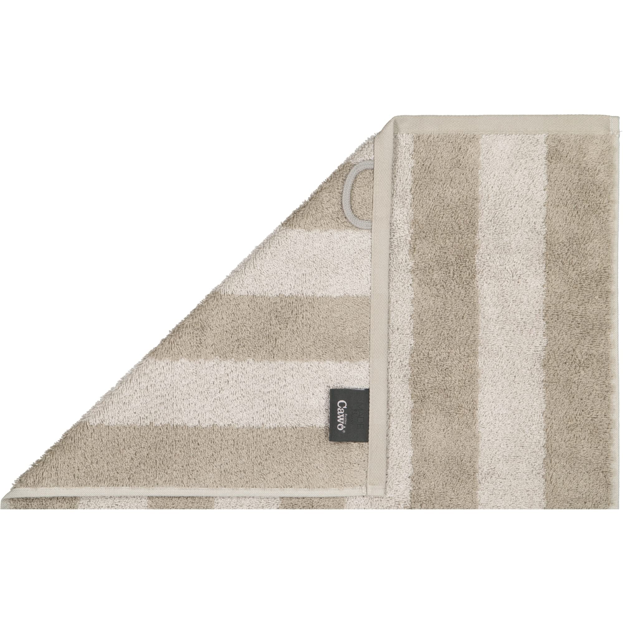 Cawö Handtücher Grade Streifen Graphit - Flauschige Baumwollhandtücher