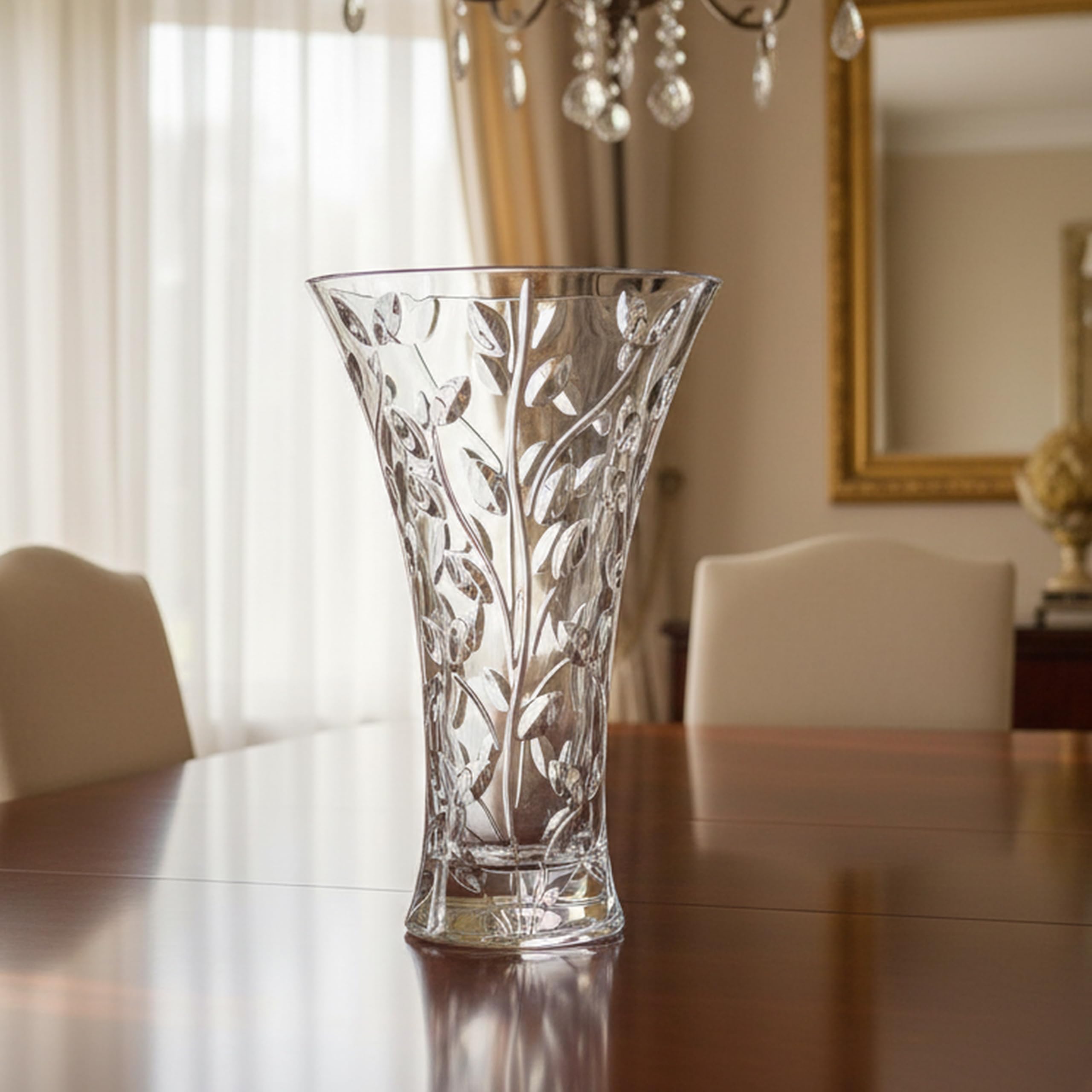 RCR Crystal "Laurus vaso 27,9 cm – Made in Italy