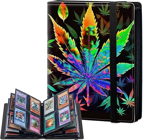 Carpeta de tarjetas de 4 bolsillos con capacidad para 160 tarjetas, carpeta de álbum de coleccionista de libros de tarjetas para Yugioh, MTG, TCG,