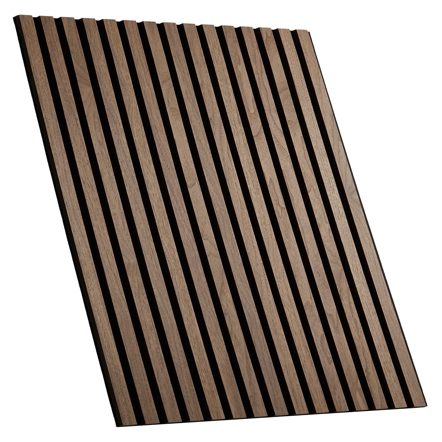 Homestyle4u 2658, panele akustyczne drewno 60 x 60 cm, 2 panele, ciemnobrązowe panele ścienne, panele ścienne, akustyczne, panele dekoracyjne