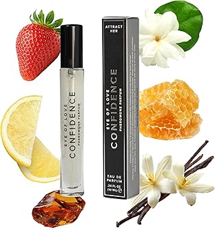 EOL EYE OF LOVE Confidence By Best Pheromone Cologne Parfum Spray to Attract Women, Highest Concentration, Travel size.33 fl. oz. (10 ml)
