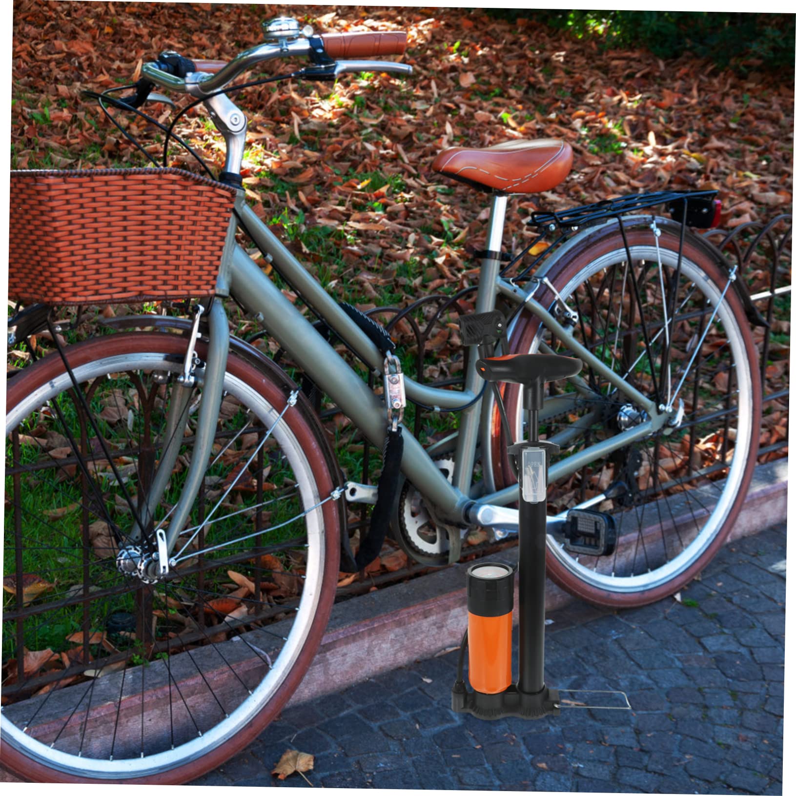 SOIMISS Bomba De Neumáticos De Alta Presión Inflador Vertical Portátil Bomba De Bicicleta Doméstica para Ciclismo Inflado De Bicicletas y Motocicletas Uso Casa