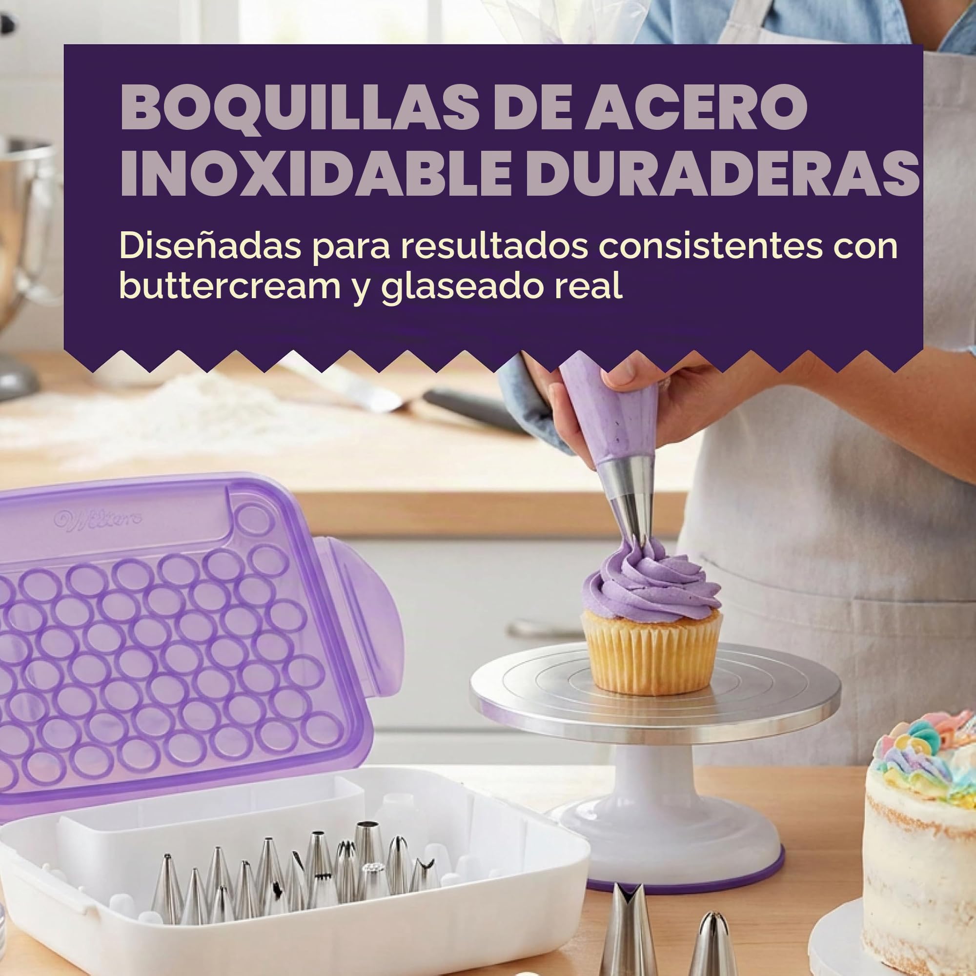 Wilton 2104-0240 - Set de boquillas, 55 Piezas
