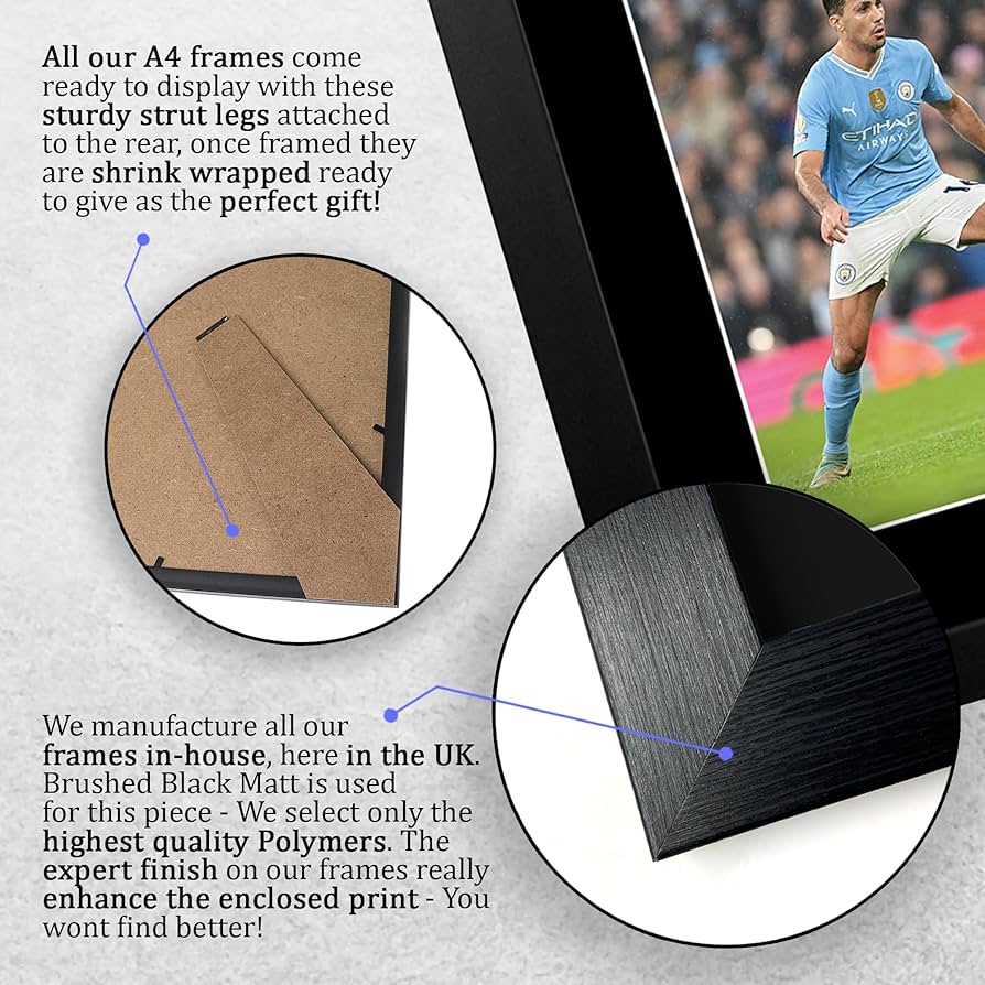 証明書付】新品 ロドリ 直筆サイン シティ A3サイズ相当 注目の