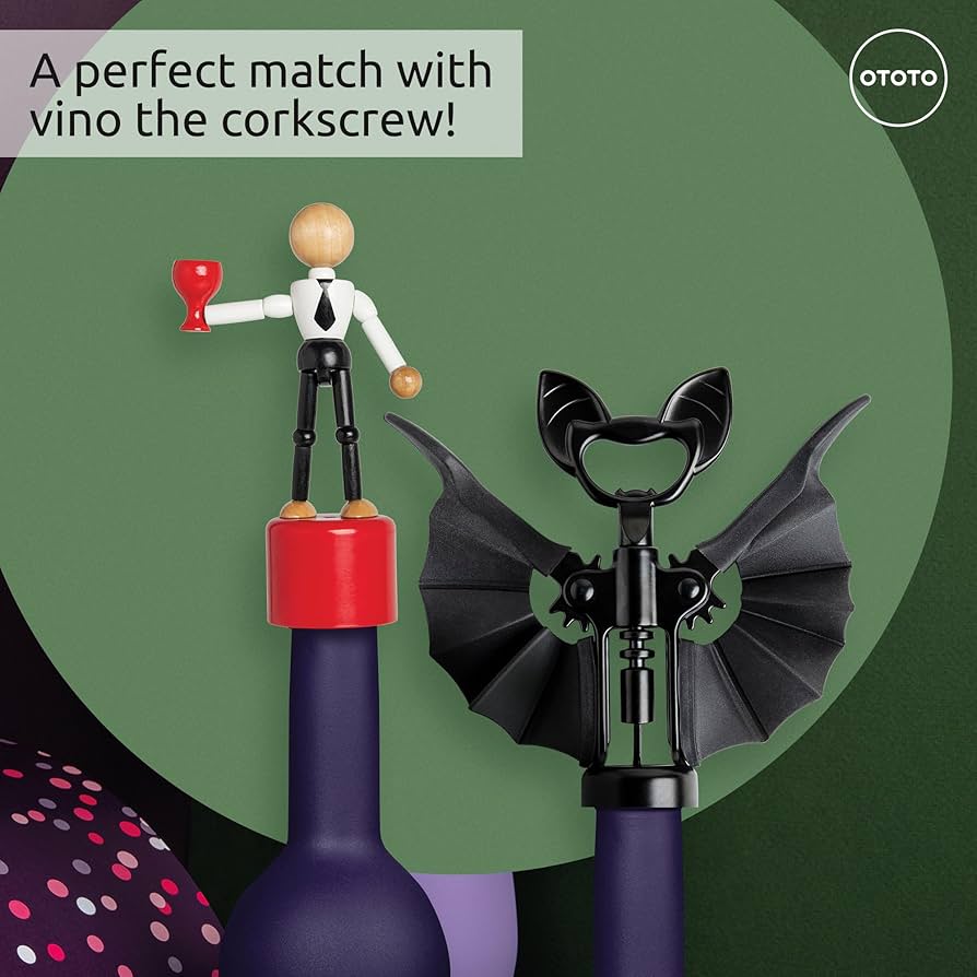 ドイツ　からくり人形　ワインストッパーセット Amazon｜Wasted ワインボトルストッパー OTOTO オトト ワイン