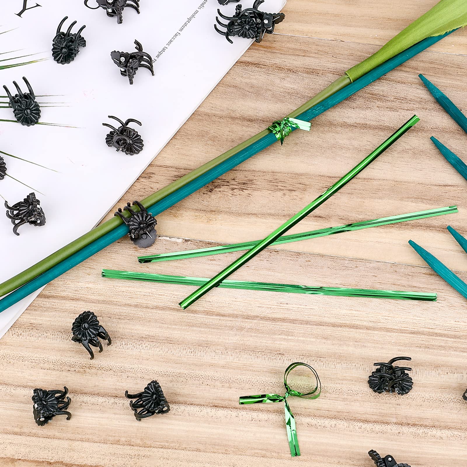 AIEX 40 Pièces Clips Orchidées, Petites Clips De Plantes Avec