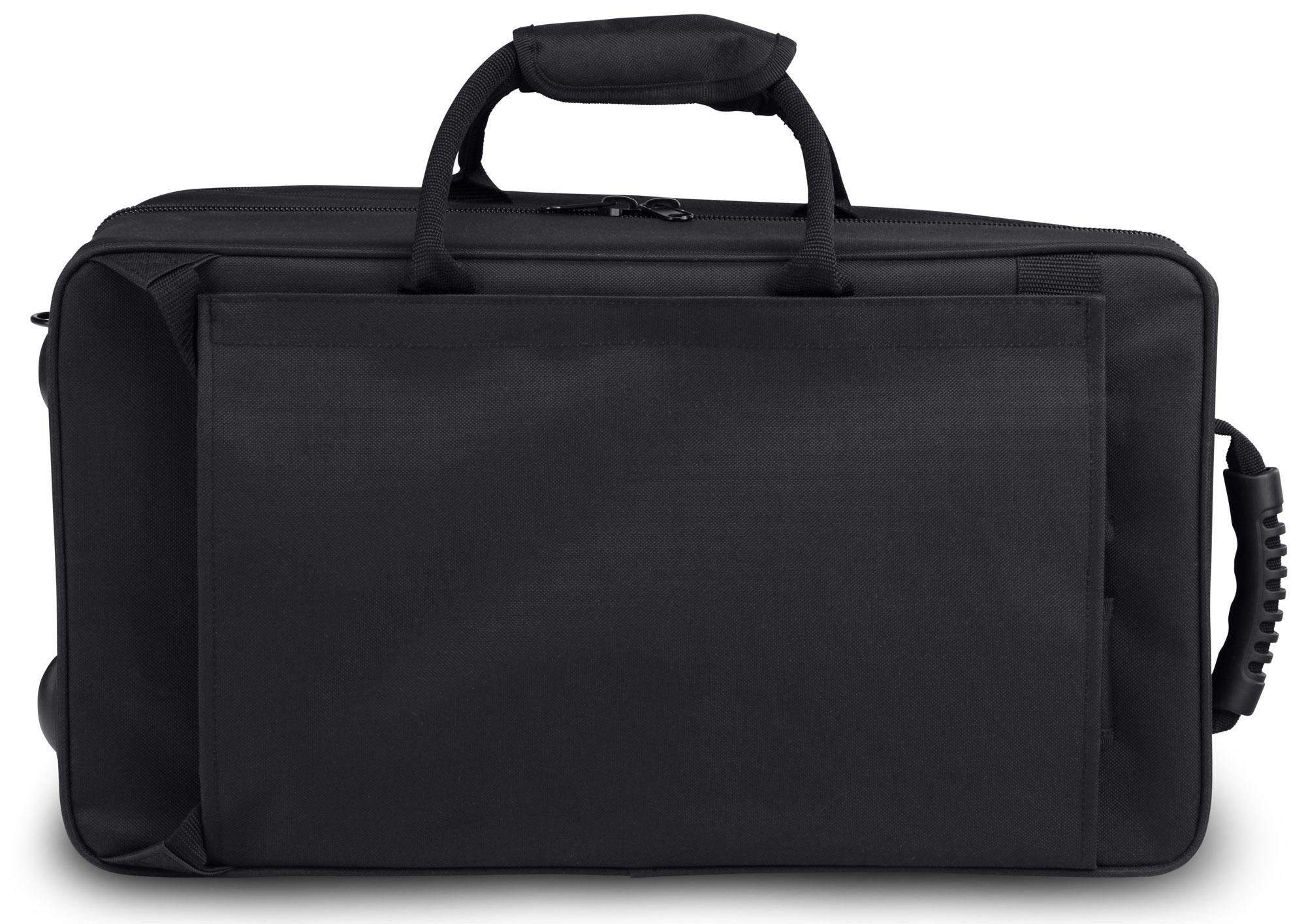 Housse Classic Cantabile TRB-2 pour 2 Trompettes (Étui léger pour trompettes jazz/pistons, grandes poches extérieures, fonction sac à dos) noir