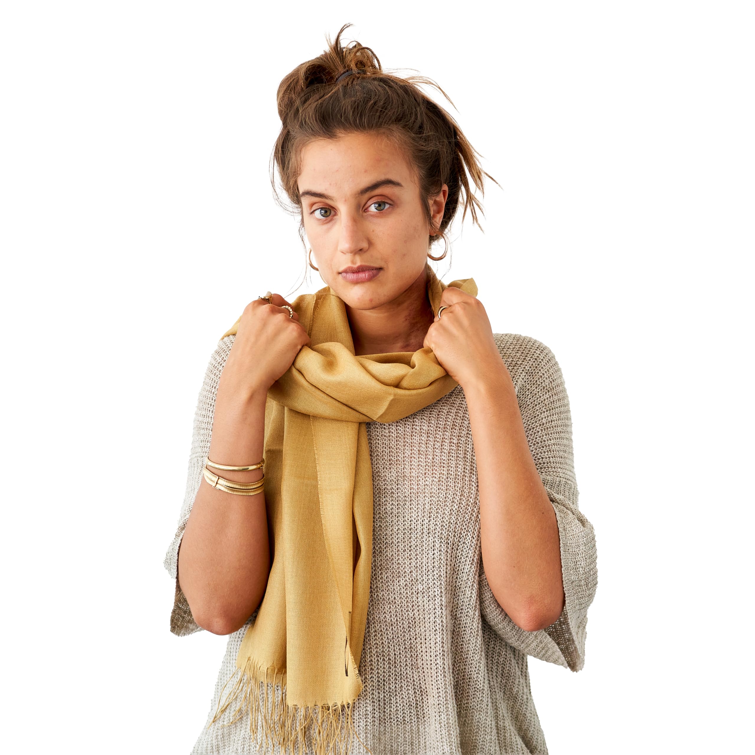Premium Schal aus 70% Baby Alpaka, 30% Seide (200x70cm) – Eleganter Pashmina für Damen & Herren, alle Jahreszeiten – Perfekt für besondere Momente