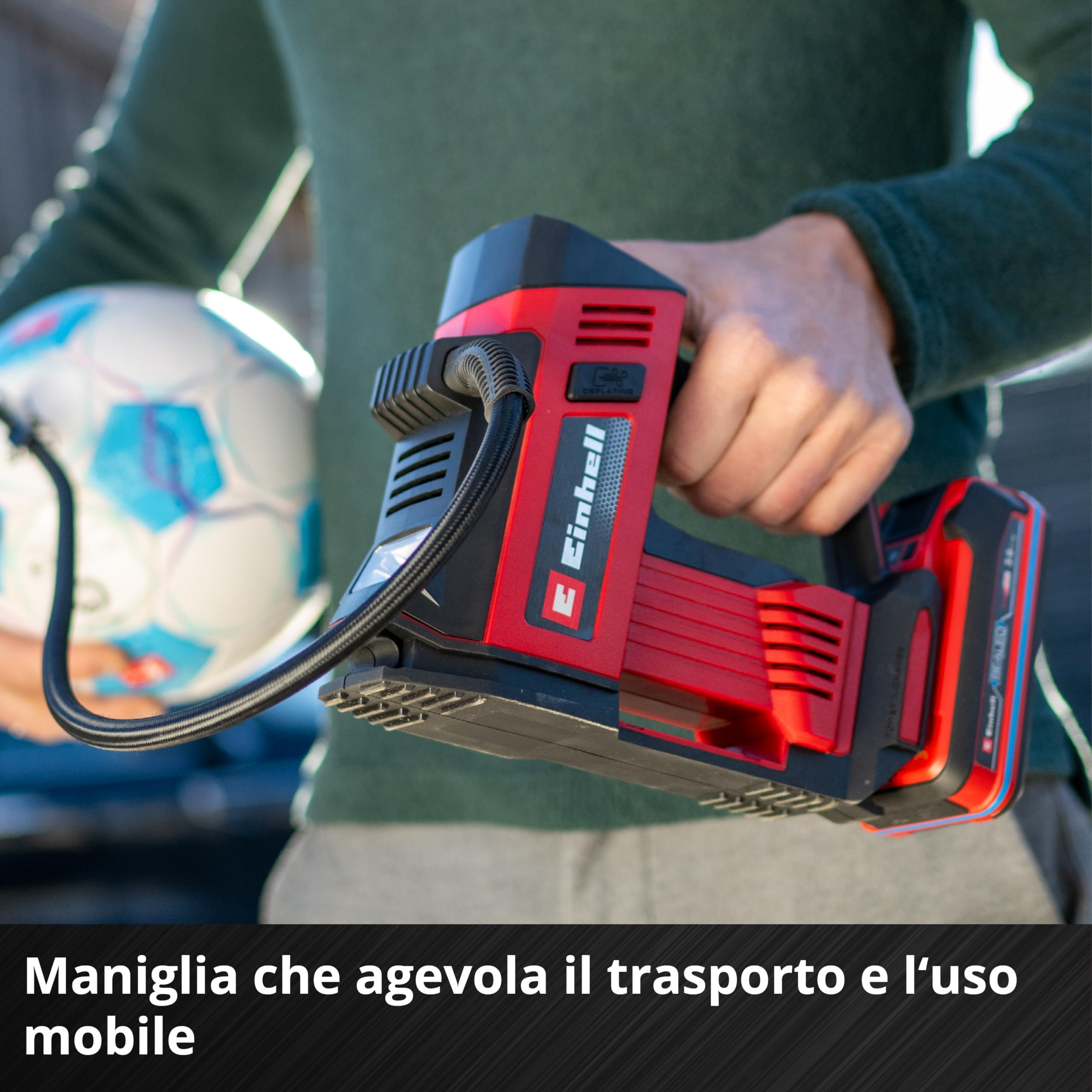Einhell CE-CC 18/23 Li OF-Solo Power X-Change Compressore per auto a batteria 18 V 11 bar